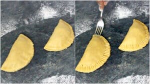 meat pie pastry sealing