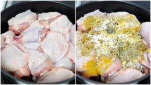 Seasoned chicken for jollof rice