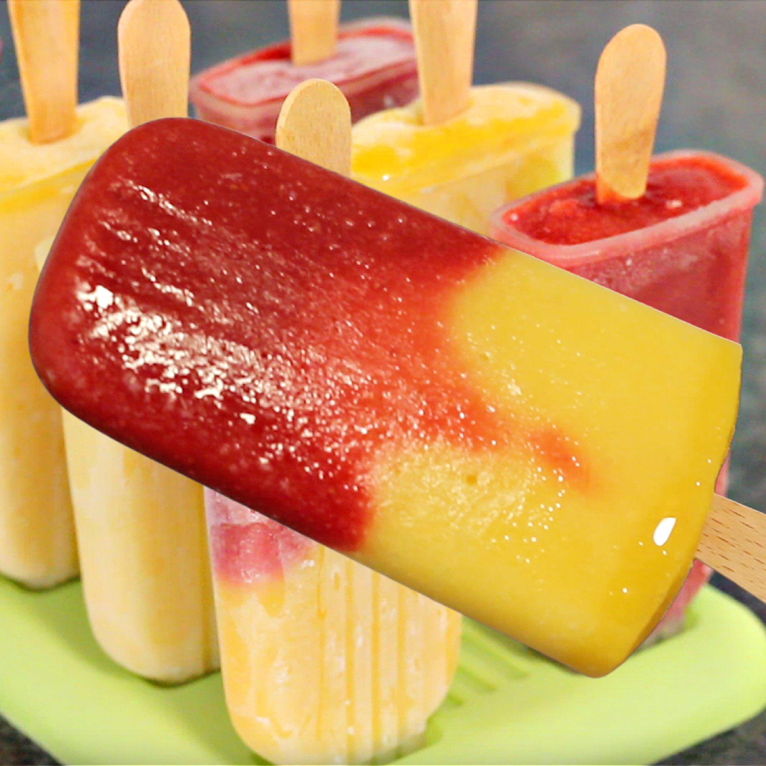 Healthy Homemade Fruit Popsicles