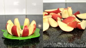 apple slices for juicing