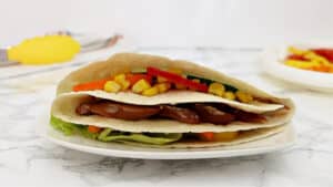 hotdog breakfast burritos