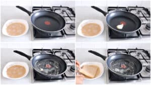 French toast prep