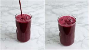 fresh beetroot pomegranate juice