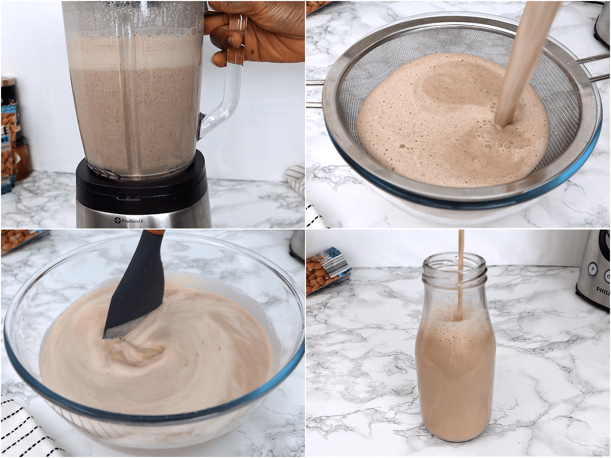 Chocolate Almond Milk Drink Yummieliciouz