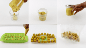 turmeric paste and cubes