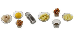 turmeric tea ingredients prep