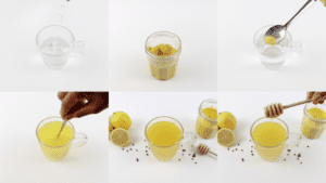 turmeric tea paste prep