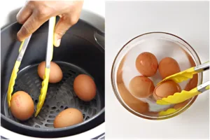 boiled eggs prep