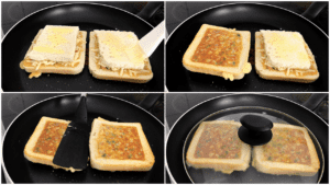 buttery breakfast sandwich