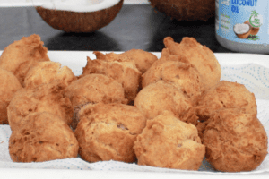 Nigerian coconut buns crunchy