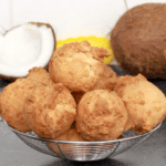 crunchy Nigerian coconut buns