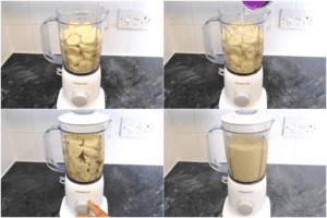 green banana puree for fufu
