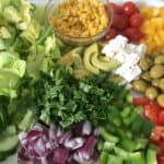 easy salad prep