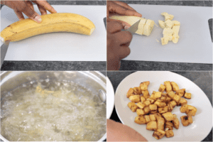 prepping the plantain