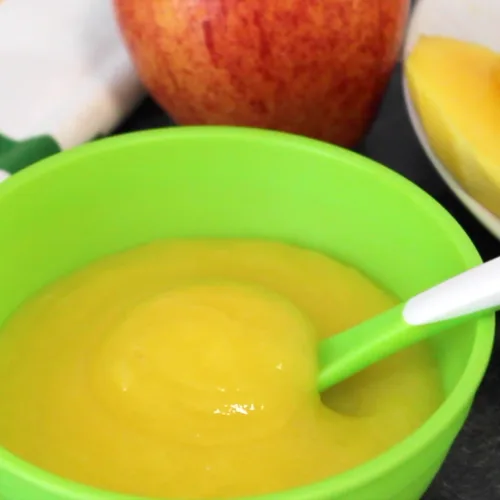 apple mango baby food puree