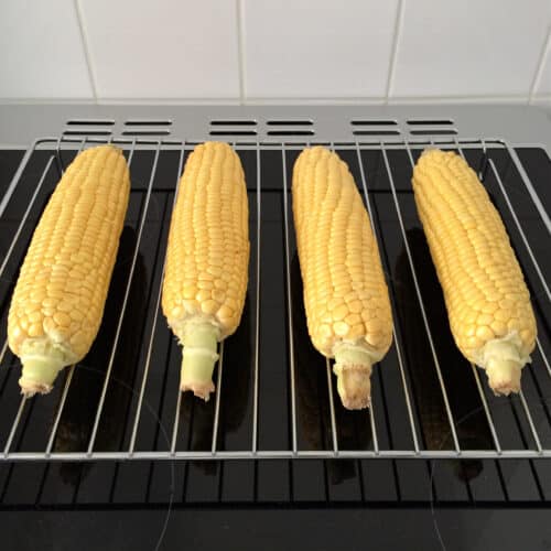 OvenRoasted Sweet Corn on the Cob Yummieliciouz