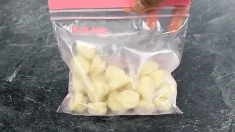 frozen garlic paste balls storage